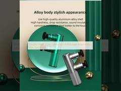 Pistolet à double tête à fascia 8 accessoires de massage