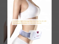 Ceinture de massage du ventre pratique, taille unique, compatible avec tous les appareils, rechargeable par USB, adapté aux hommes et aux femmes