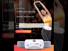 Ceinture en cuir en relief à commande à distance avec fréquence 50-60 Hz