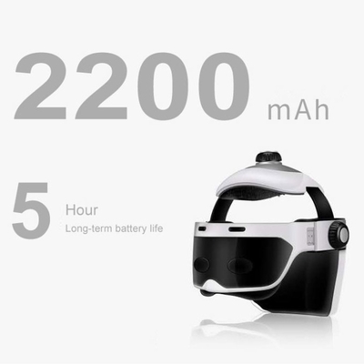 qualité  30 Minutes Head Massager Helmet White Electric Scalp Massager Helmet usine