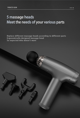 3 modes pistolet de massage des tissus profonds avec batterie remplaçable 2500mah