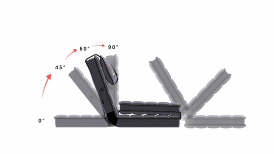 Matraque de massage en mousse à mémoire relaxante Matraque pliable avec chaleur et massage
