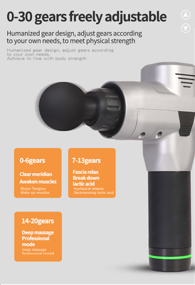 Masseur à percussion sans fil LCD Masseur musculaire rechargeable FCC