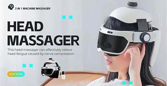 Masseur à casque de vibration du cuir chevelu avec 3 modes pour améliorer la circulation
