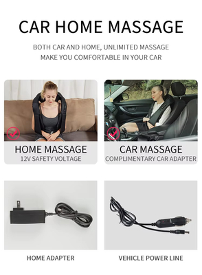 8 Massageur d'épaule vibrant à nœud de niveau réglable Massageur de châle