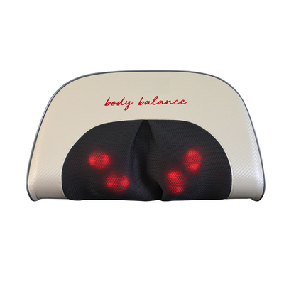 36W coussin de massage chauffé 4 mode coussin de massage vibrant couvert en cuir PU
