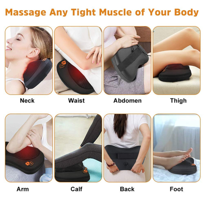 Coussin de cou vibrant ultra-relaxant Coussin de massage Shiatsu avec chaleur