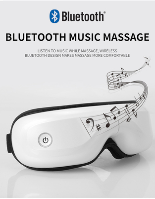 2 heures de temps d'utilisation Massageur oculaire avec fonction Bluetooth et 3 modes de massage