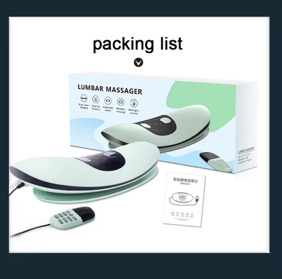 Massageur électrique de taille avec 5 niveaux d'intensité et télécommande pour soulager la douleur