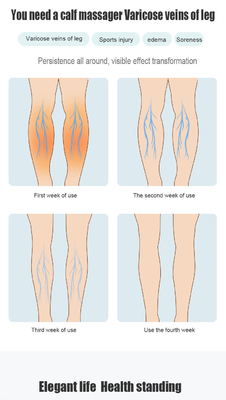 Massageur de jambe à compression d'air avec chaleur Relaxation musculaire