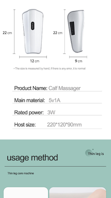 Massageur de jambe électrique de 24 watts pour la circulation