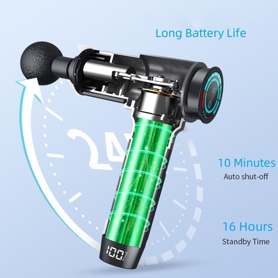 Un pistolet de massage professionnel à 5 vitesses réglable avec une autonomie de 6 heures