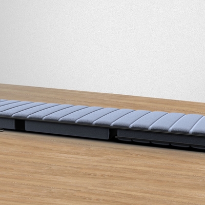 5 modes matelas de massage pliable matelas de massage électrique noir