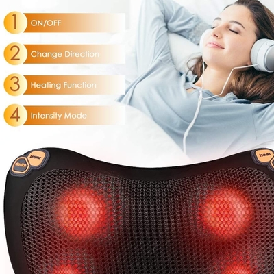 Hôtel chauffé coussin vibrant Homedics rechargeable Shiatsu chauffé coussin massage