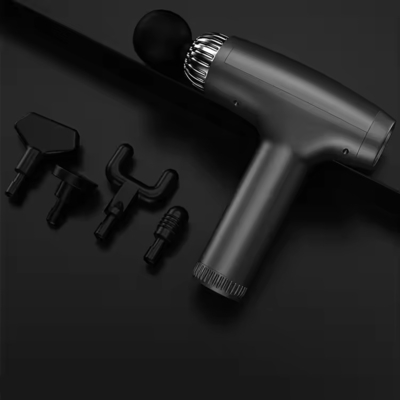 9.8 x 7.9 x 2.4 pouces Masseur à vibration noir Pistolet de récupération musculaire professionnelle