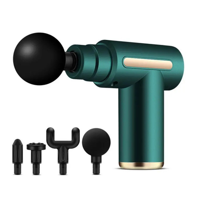 Mini poche 4 têtes 6 vitesses pistolet de massage pour une récupération rapide et efficace