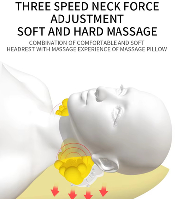 10 moteurs matelas de massage à vibration du corps entier matelas relax et oreiller de massage Shiatsu avec couvercle doux