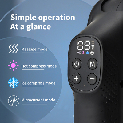 Pistolet de massage portable professionnel en gros avec fonction chauffante pour la relaxation