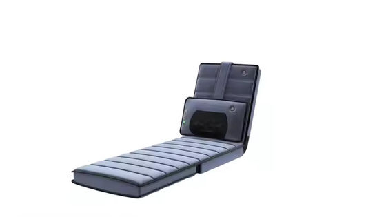 Matelas de massage pliable avec télécommande, tissu en peluche ultra-doux, adapté à la relaxation de tout le corps